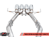 AWE Tuning 14-19 Chevy Corvette C7 Z06/ZR1 (w/o AFM) Track Edition Axle-Back Exhaust w/Chrome Tips - 3020-42073