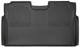 Husky Liners 15-23 Ford F-150 SuperCrew Cab WeatherBeater Black 2nd Seat Floor Liner - 19371