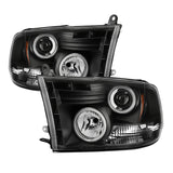 Spyder Dodge Ram 1500 09-14 Projector Headlights Halogen- CCFL Halo LED - Blk PRO-YD-DR09-CCFL-BK - 5030320