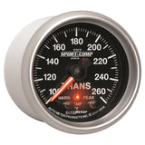 Autometer Elite 52.4mm 100-260F Transmission Temprature Peak & Warn w/ Electronic Control Gauge - 3658