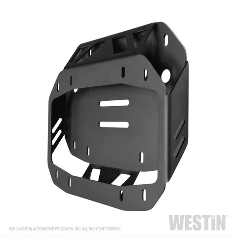 Westin 18-19 Jeep Wrangler JL WJ2 Spare Tire Relocator - Textured Black - 59-89005