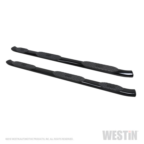 Westin 2019 Chevrolet Silverado/Sierra 1500 CC (5.5ft) PRO TRAXX 5 WTW Oval Nerf Step Bars - Black - 21-534685