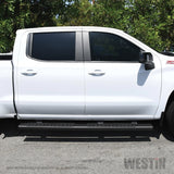 Westin 2019 Chevrolet Silverado/Sierra 1500 Crew Cab R7 Nerf Step Bars - Black - 28-71275