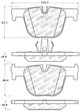 StopTech Performance Brake Pads - 309.16100