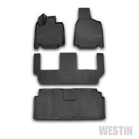 Westin 2008-2016 Dodge Grand Caravan Profile Floor Liners 4pc - Black - 74-09-41013