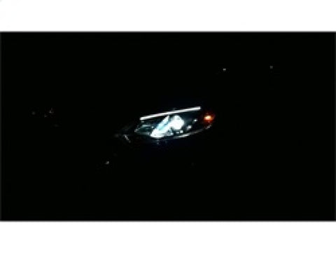 Spyder Ford Focus 12-14 Projector Headlights Halogen Model Only - DRL Black PRO-YD-FF12-DRL-BK - 5072832