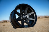 ICON Rebound 17x8.5 6x5.5 0mm Offset 4.75in BS 106.1mm Bore Double Black Wheel - 1817858347DB