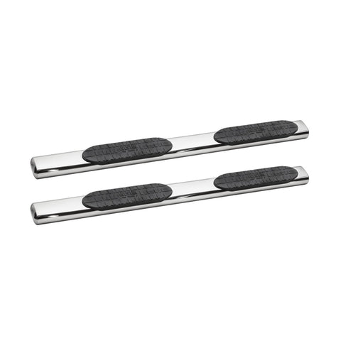 Westin 2014-2018 Chevrolet/GMC Silverado Sierra 1500 Dbl Cab PRO TRAXX 6 Oval Nerf Step Bars - SS - 21-63710