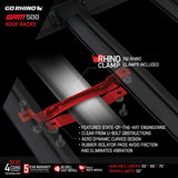 Go Rhino SRM500 Dual Rail Kit (For 65in. Long Rack) - Tex. Blk (Rails ONLY - Req. Platform) - 5935061T