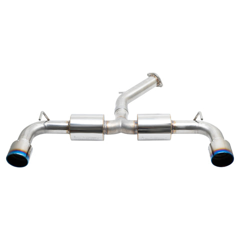 Injen 19-22 Hyundai Veloster N L4 2.0L Turbo Performance SS Axle Back Exhaust System - Burnt Ti Tips - SES1343ABTT