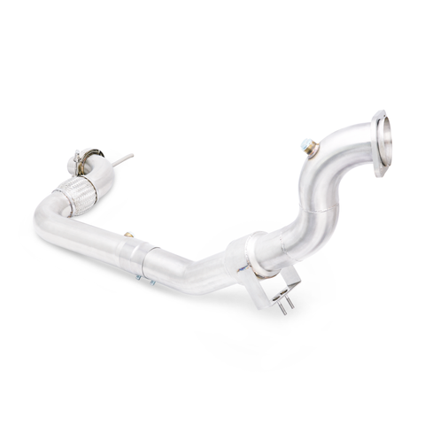 Mishimoto 15+ Ford Mustang 2.3L EcoBoost Downpipe w/ Catalytic Converter - MMDP-MUS4-15CAT