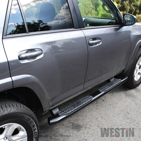 Westin 2014-2017 Toyota 4Runner SR5 PRO TRAXX 5 Oval Nerf Step Bars - Black - 21-53835