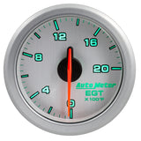 Autometer Airdrive 2-1/16in EGT Gauge 0-2000 Degrees F - Silver - 9145-UL