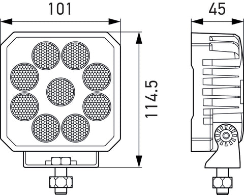 Hella ValueFit LED Work Light TS3000 LED MV CR LT - 357112002