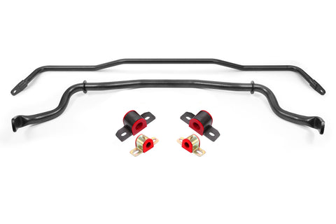 BMR 15-22 S550 Mustang Sway Bar Kit with Bushings Front and Rear Black Hammertone - SB760H
