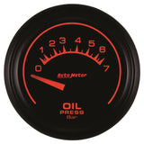 Autometer ES 52.4mm 0-7 Bar Oil Pressure SSE Gauge - 5927-M