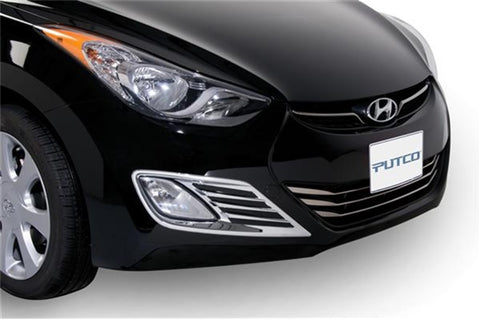 Putco 11-14 Hyundai Avante MD Fog Lamp Overlays & Rings - 401775