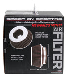 Spectre Adjustable Conical Air Filter 2-1/2in. Tall (Fits 3in. / 3-1/2in. / 4in. Tubes) - Black - 8161