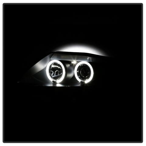 Spyder BMW Z4 03-08 Projector Headlights Halogen Model Only - LED Halo Black PRO-YD-BMWZ403-HL-BK - 5029072