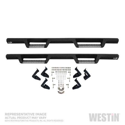 Westin 99-16 Ford F-250/350/450/550 Super Cab HDX Stainless Drop Nerf Step Bars - Tex. Blk - 56-113152