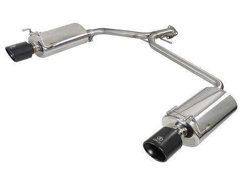 aFe Takeda 2.25-1.75in 304 SS Axle-Back Exhaust w/ Black Tips 13-17 Honda Accord Sport Sedan I4-2.4L - 49-36604-B