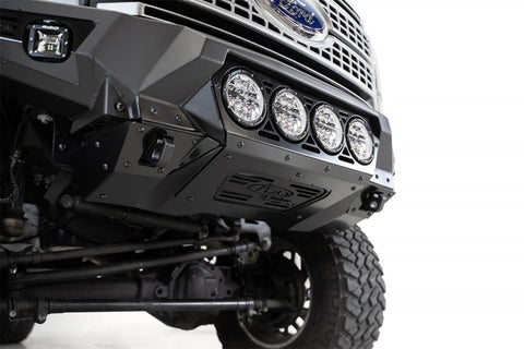 Addictive Desert Designs 17-20 Ford Super Duty Bomber Front Bumper w/ Mounts For 4 Rigid 360 6in - F160014110103