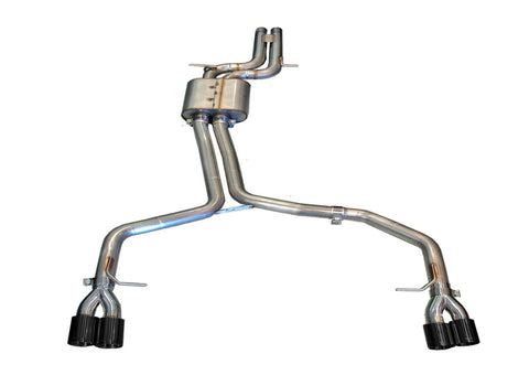 AWE Tuning Audi B8 S5 4.2L Track Edition Exhaust System - Polished Silver Tips - 3020-42014