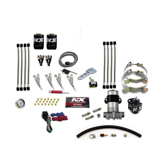 Nitrous Express 4 Cyl Piranha Nitrous Kit (Pro-Mod) w/o Bottle - 60006-00P