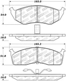 StopTech Sport Brake Pads w/Shims and Hardware - Front - 309.05910