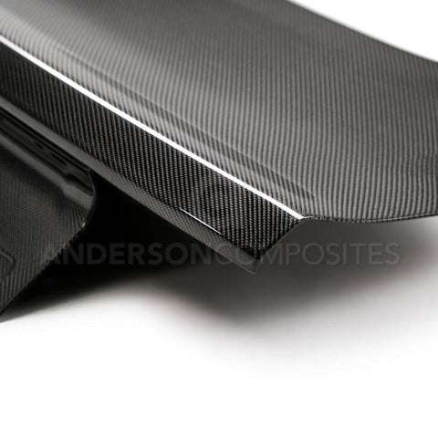 Anderson Composites 15-18 Ford Mustang Type-OE Double Sided Carbon Fiber Decklid - AC-TL15FDMU-DS