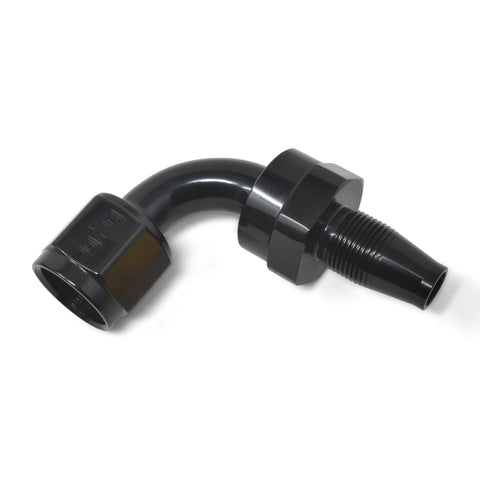 Russell Performance -10 AN 90 Degree Hose End Without Socket - Black - 615183