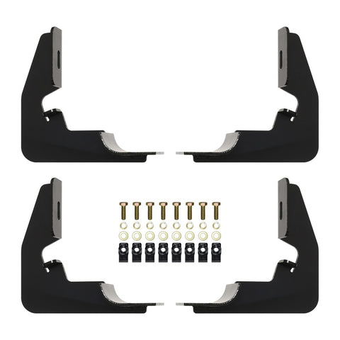 Westin 2014-2018 Chevy Silverado 1500 Reg Cab Premier Oval Nerf Step Bar Mount Kit - Black - 22-2005