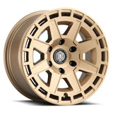 ICON Compass 17x8.5 6x5.5 0mm Offset 4.75in BS Satin Brass Wheel - 3217858347BS