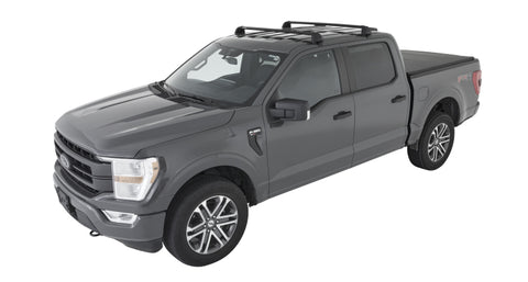 Rhino-Rack 04-08 Ford F150 Supercrew Vortex ROC25 Flush 2 Bar Roof Rack - Black - RV0648B