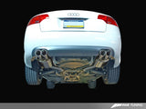 AWE Tuning Audi B7 A4 3.2L Touring Edition Quad Tip Exhaust - Diamond Black Tips - 3040-43012