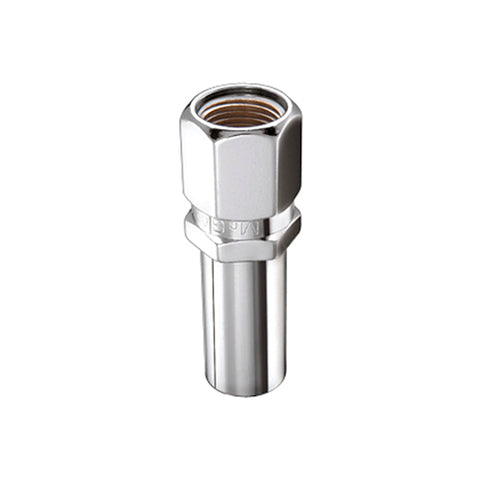 McGard Hex Lug Nut (Drag Racing X-Long Shank) 1/2-20 / 13/16 Hex / 2.475in. Length (4-Pack) - Chrome - 63000