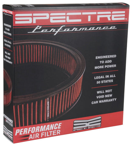 Spectre 1985 Cadillac Seville 5.7L V8 DSL Air Filter 14in. X 3in. - Red - HPR0136