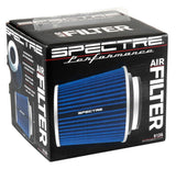 Spectre Adjustable Conical Air Filter 5-1/2in. Tall (Fits 3in. / 3-1/2in. / 4in. Tubes) - Blue - 8136