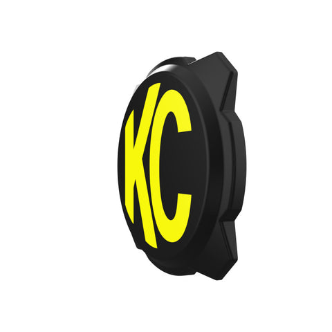 KC HiLiTES 6in. Hard Cover for Gravity Pro6 LED Lights (Single) - Black w/Yellow KC Logo - 5111