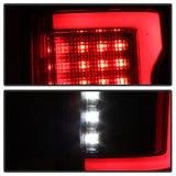 Spyder 15-18 Ford F-150 Light Bar LED Tail Lights (w/Blind Spot) - Black (ALT-YD-FF15015BS-LBLED-BK) - 5085313