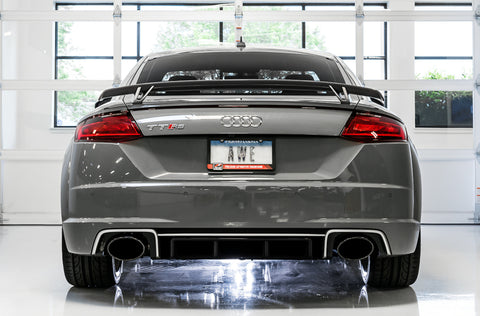 AWE Tuning 18-19 Audi TT RS 2.5L Turbo Coupe 8S/MK3 SwitchPath Exhaust w/Diamond Black RS-Style Tips - 3025-33032