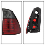 Spyder BMW E53 X5 00-06 4PCS Euro Style Tail Lights- Red Smoke ALT-YD-BE5300-RS - 5000842