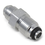 Russell Performance -6 AN (male to 11/16in-18 O-ring seal) Power Steering Adapter. Clear anodized - 648040