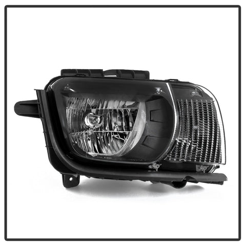 xTune 10-13 Chevrolet Camaro OEM Style Halogen Headlights - Black (HD-JH-CCAM10-OE-BK) - 9042461