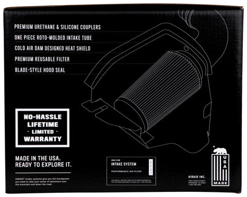 Airaid 99-04 Jeep Grand Cherokee 4.7L (incl HO) CAD Intake System w/ Tube (Dry / Blue Media) - 313-148