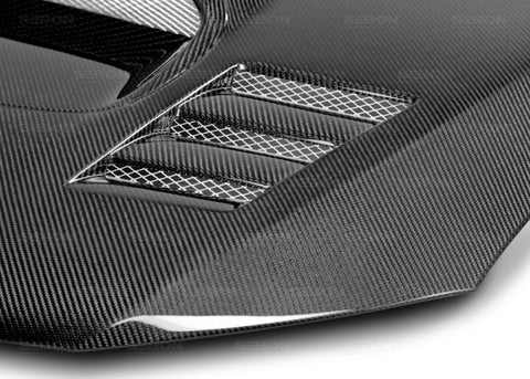 Seibon 08-09 Subaru WRX/STi CWII-style Carbon Fiber Hood - HD0809SBIMP-CWII