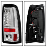 Spyder Chevy Silverado 1500/2500 03-06 Version 2 LED Tail Lights - Chrome ALT-YD-CS03V2-LED-C - 5081902