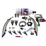 Nitrous Express 4 Cyl Piranha Nitrous Kit (For EFI Applications) w/2.5lb Bottle - 60010P