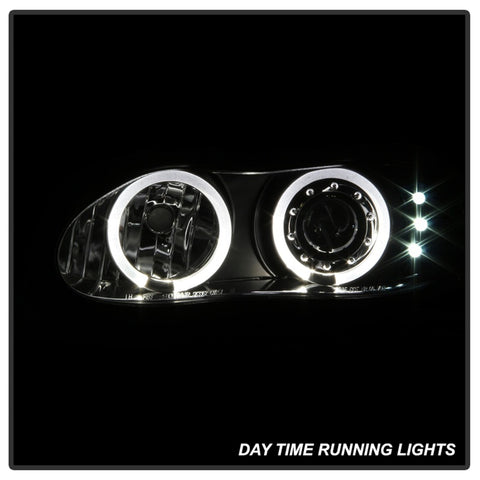 Spyder Chevy Camaro 98-02 Projector Headlights LED Halo LED Blk - Low H1 PRO-YD-CCAM98-HL-BK - 5009234