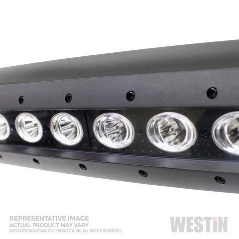 Westin 2019 Ram 1500 (Excl. Classic and Rebel) Contour LED DRL Bull Bar - Textured Black - 32-31125T-L